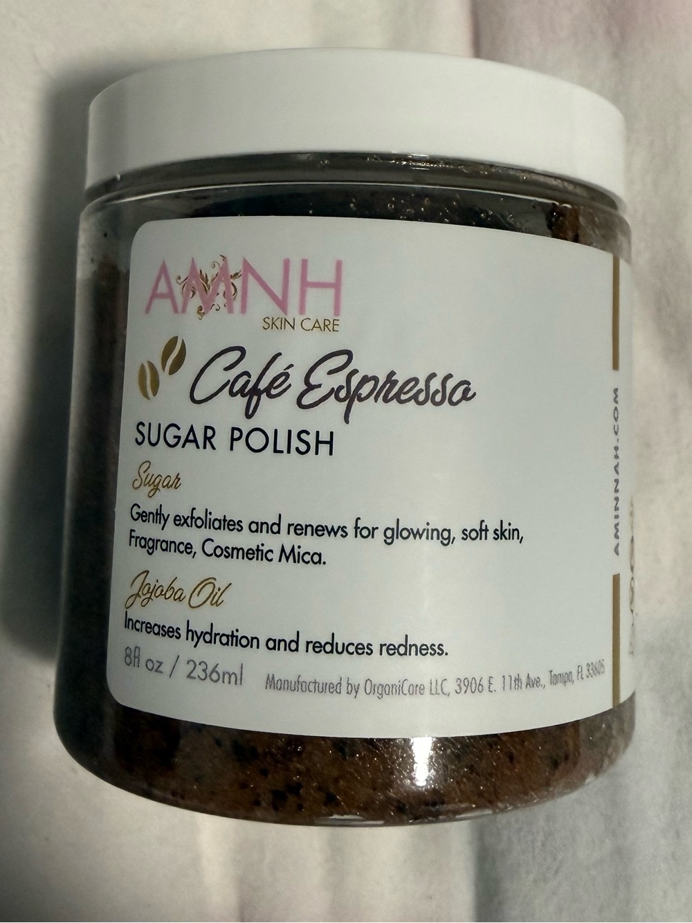 Aminnah Café Espresso Sugar Polish! New smells great!